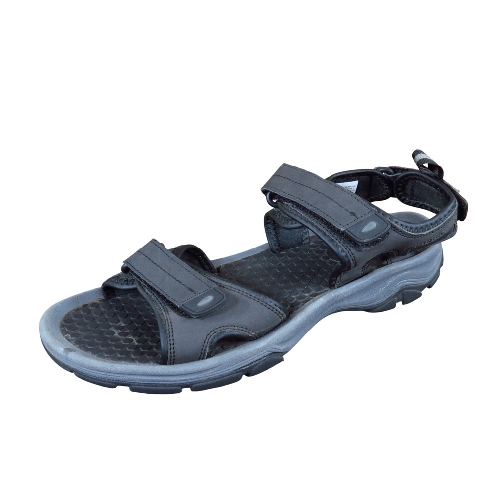 Khombu Barracuda Mens Sport Sandal Size 12 Hiking Outdoor Black Gray